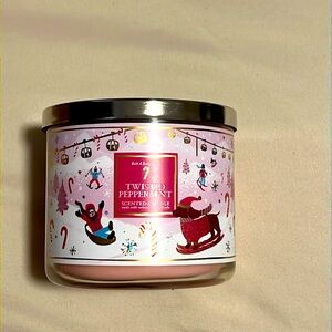 Bath & Body Works Twisted Peppermint Candle